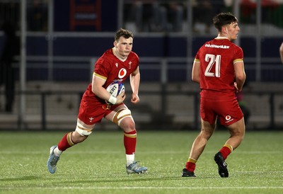 070325 - Scotland U20s v Wales U20s - U20s 6 Nations Championship - Caio James of Wales 