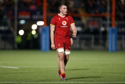 070325 - Scotland U20s v Wales U20s - U20s 6 Nations Championship - Luke Evans of Wales 