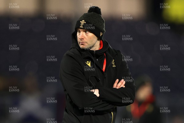 070325 - Scotland U20s v Wales U20s - U20s 6 Nations Championship - Wales Head Coach Richard Whiffin 