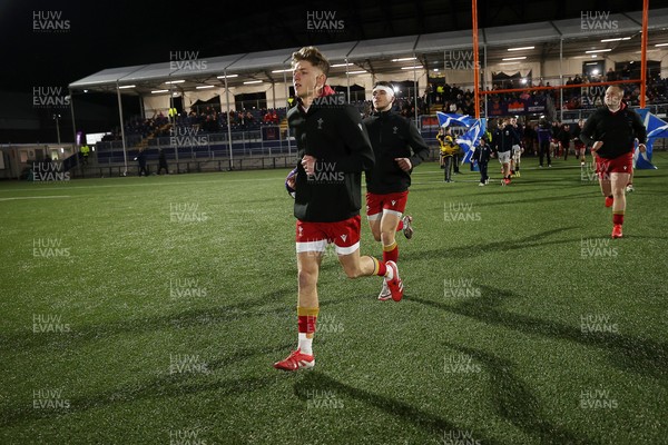 070325 - Scotland U20s v Wales U20s - U20s 6 Nations Championship - Harri Ford of Wales 