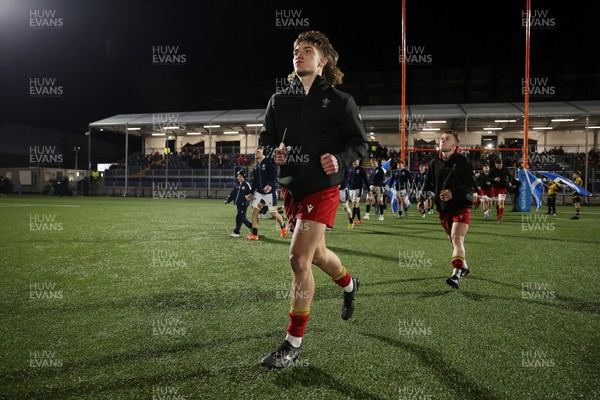 070325 - Scotland U20s v Wales U20s - U20s 6 Nations Championship - Aidan Boshoff of Wales 