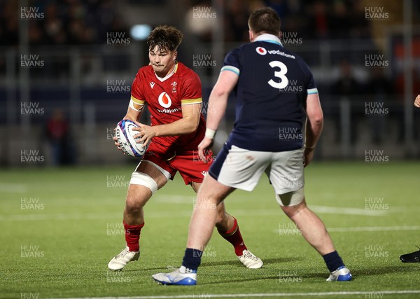 070325 - Scotland U20s v Wales U20s - U20s 6 Nations Championship - Deian Gwynne of Wales 