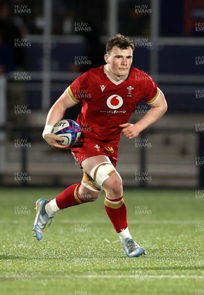 070325 - Scotland U20s v Wales U20s - U20s 6 Nations Championship - Caio James of Wales 