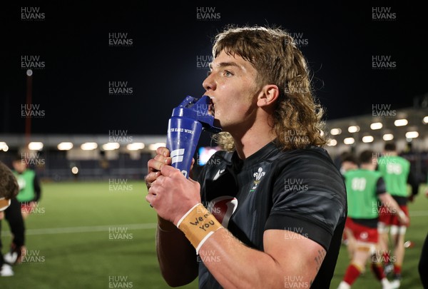 070325 - Scotland U20s v Wales U20s - U20s 6 Nations Championship - Aidan Boshoff of Wales 