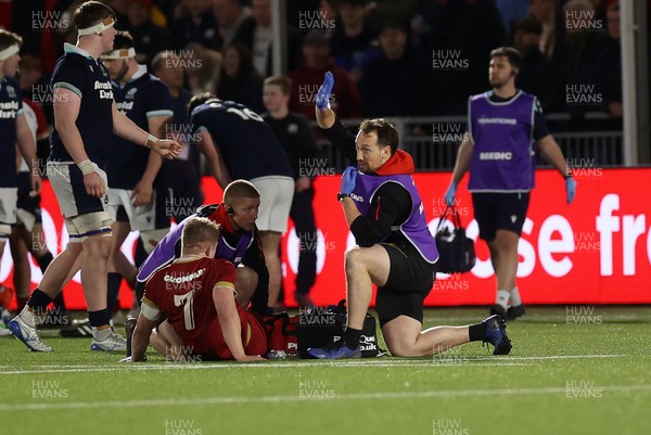 070325 - Scotland U20s v Wales U20s - U20s 6 Nations Championship - Team Doctor Lewis Oliva