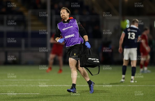 070325 - Scotland U20s v Wales U20s - U20s 6 Nations Championship - Team Doctor Lewis Oliva