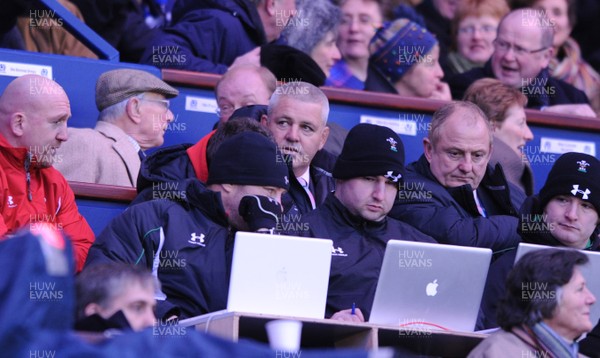 08.02.09 - Scotland v Wales - RBS Six Nations 2009 - Wales coach, Warren Gatland looks on.  