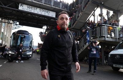 080325 - Scotland v Wales - Guinness 6 Nations Championship - Wales Head Coach Matt Sherratt arrives at the stadium