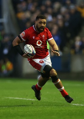 080325 - Scotland v Wales - Guinness 6 Nations Championship - Taulupe Faletau of Wales 