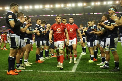 080325 - Scotland v Wales - Guinness 6 Nations Championship - Jac Morgan of Wales walks down the players tunnel at full time