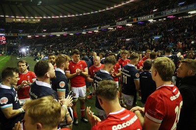 080325 - Scotland v Wales - Guinness 6 Nations Championship - Wales at full time