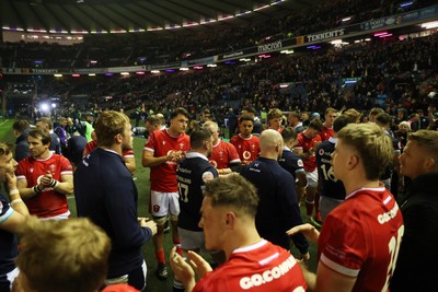 080325 - Scotland v Wales - Guinness 6 Nations Championship - Wales at full time