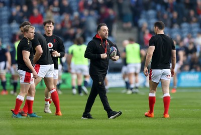 080325 - Scotland v Wales - Guinness 6 Nations Championship - Wales Head Coach Matt Sherratt 