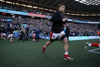 080325 - Scotland v Wales - Guinness 6 Nations Championship - Dafydd Jenkins of Wales 