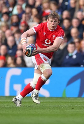 080325 - Scotland v Wales - Guinness 6 Nations Championship - Jac Morgan of Wales 