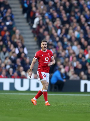 080325 - Scotland v Wales - Guinness 6 Nations Championship - Gareth Anscombe of Wales 