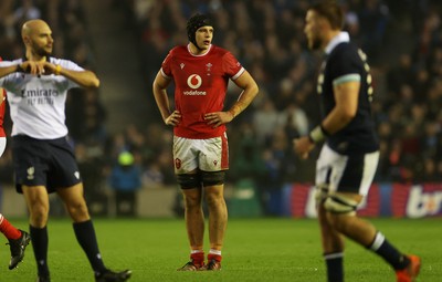 080325 - Scotland v Wales - Guinness 6 Nations Championship - Dafydd Jenkins of Wales 