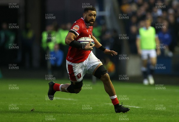 080325 - Scotland v Wales - Guinness 6 Nations Championship - Taulupe Faletau of Wales 