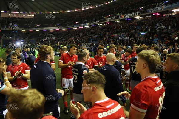 080325 - Scotland v Wales - Guinness 6 Nations Championship - Wales at full time