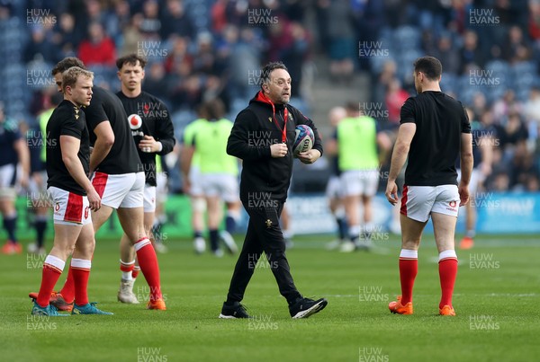 080325 - Scotland v Wales - Guinness 6 Nations Championship - Wales Head Coach Matt Sherratt 