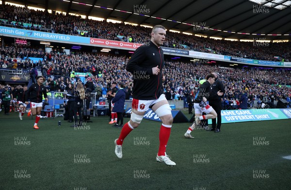 080325 - Scotland v Wales - Guinness 6 Nations Championship - Will Rowlands of Wales 