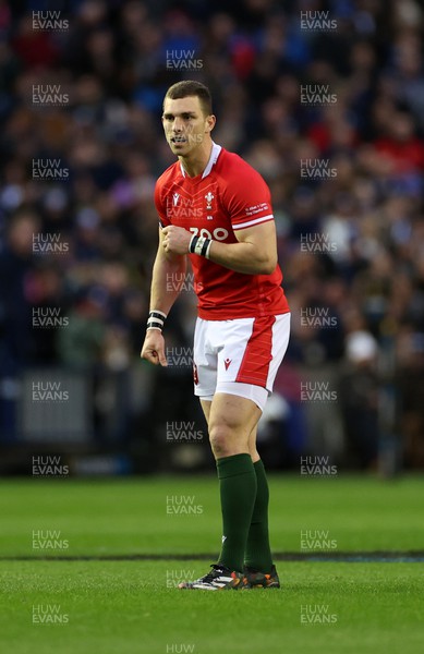 110223 - Scotland v Wales - Guinness 6 Nations Championship - George North of Wales 