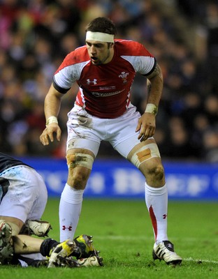 12.02.11 - Scotland v Wales - RBS Six Nations 2011 - Josh Turnbull of Wales. 