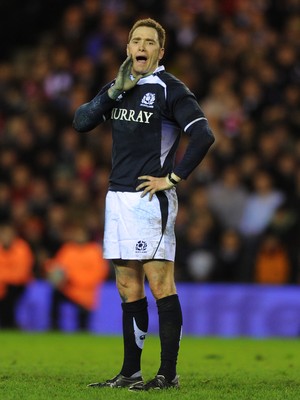 12.02.11 - Scotland v Wales - RBS Six Nations 2011 - Dan Parks of Scotland. 