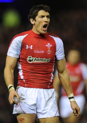 12.02.11 - Scotland v Wales - RBS Six Nations 2011 - James Hook of Wales. 