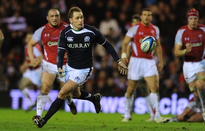 12.02.11 - Scotland v Wales - RBS Six Nations 2011 - Dan Parks of Scotland. 