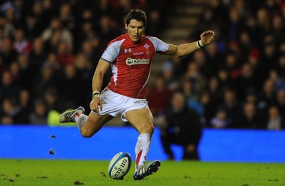 12.02.11 - Scotland v Wales - RBS Six Nations 2011 - James Hook of Wales. 