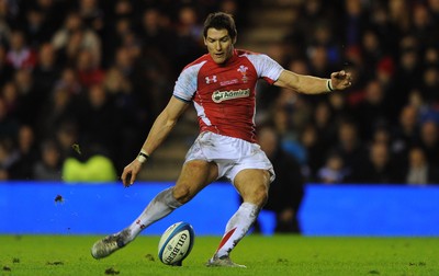 12.02.11 - Scotland v Wales - RBS Six Nations 2011 - James Hook of Wales. 