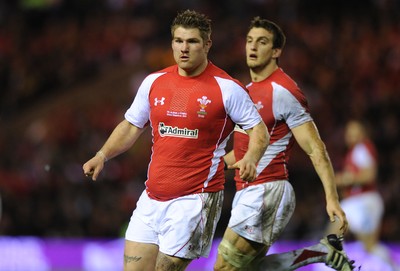 12.02.11 - Scotland v Wales - RBS Six Nations 2011 - Richard Hibbard of Wales. 