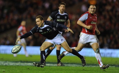 12.02.11 - Scotland v Wales - RBS Six Nations 2011 - Dan Parks of Scotland. 
