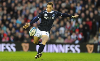 12.02.11 - Scotland v Wales - RBS Six Nations 2011 - Dan Parks of Scotland. 