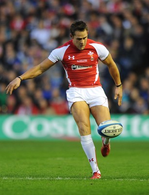 12.02.11 - Scotland v Wales - RBS Six Nations 2011 - Lee Byrne of Wales. 