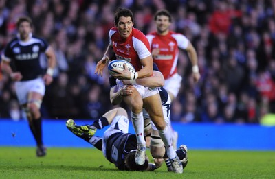 12.02.11 - Scotland v Wales - RBS Six Nations 2011 - James Hook of Wales. 