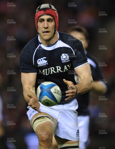 12.02.11 - Scotland v Wales - RBS Six Nations 2011 - Kelly Brown of Scotland. 