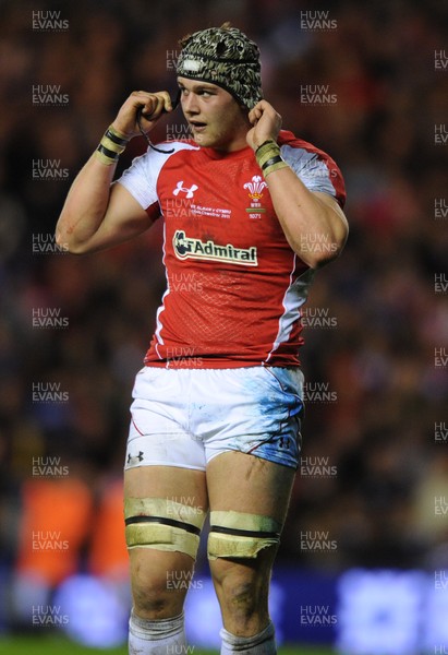 12.02.11 - Scotland v Wales - RBS Six Nations 2011 - Dan Lydiate of Wales. 