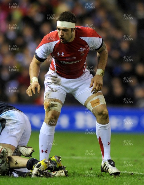 12.02.11 - Scotland v Wales - RBS Six Nations 2011 - Josh Turnbull of Wales. 