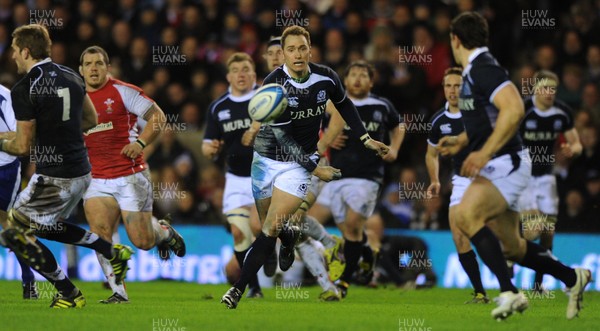 12.02.11 - Scotland v Wales - RBS Six Nations 2011 - Dan Parks of Scotland. 