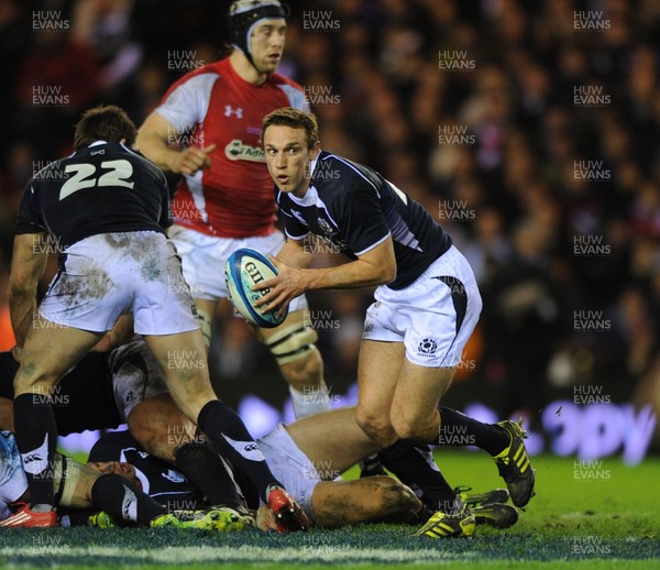 12.02.11 - Scotland v Wales - RBS Six Nations 2011 - Mike Blair of Scotland. 