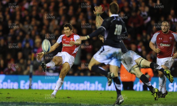 12.02.11 - Scotland v Wales - RBS Six Nations 2011 - James Hook of Wales. 