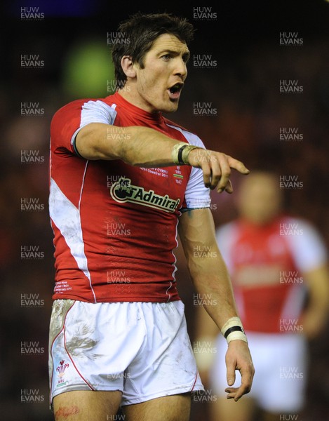 12.02.11 - Scotland v Wales - RBS Six Nations 2011 - James Hook of Wales. 
