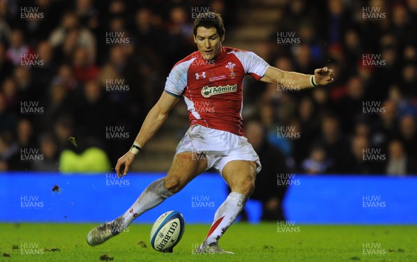 12.02.11 - Scotland v Wales - RBS Six Nations 2011 - James Hook of Wales. 