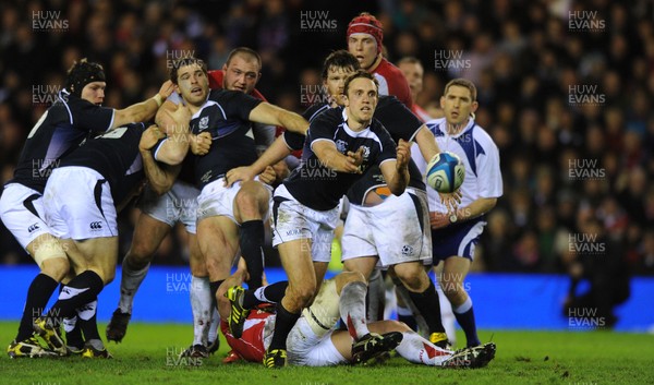 12.02.11 - Scotland v Wales - RBS Six Nations 2011 - Mike Blair of Scotland. 