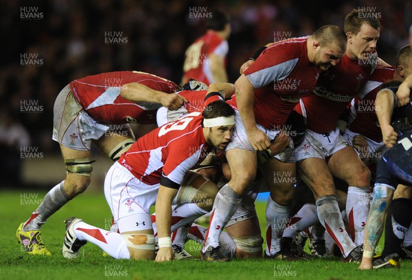 12.02.11 - Scotland v Wales - RBS Six Nations 2011 - Josh Turnbull of Wales. 
