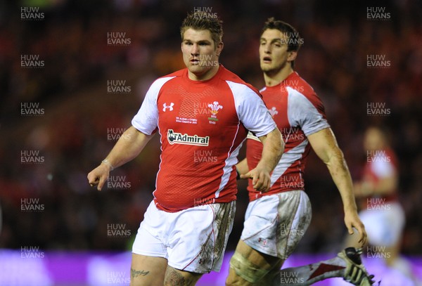 12.02.11 - Scotland v Wales - RBS Six Nations 2011 - Richard Hibbard of Wales. 
