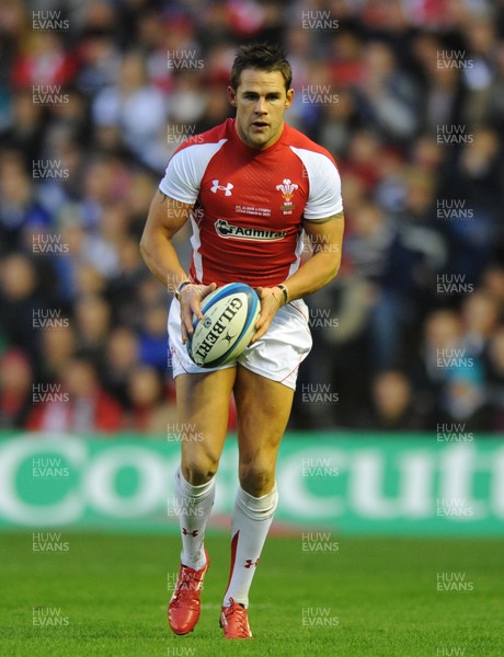 12.02.11 - Scotland v Wales - RBS Six Nations 2011 - Lee Byrne of Wales. 
