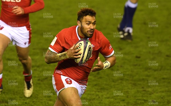 130221 - Scotland v Wales - Guinness Six Nations - Willis Halaholo of Wales